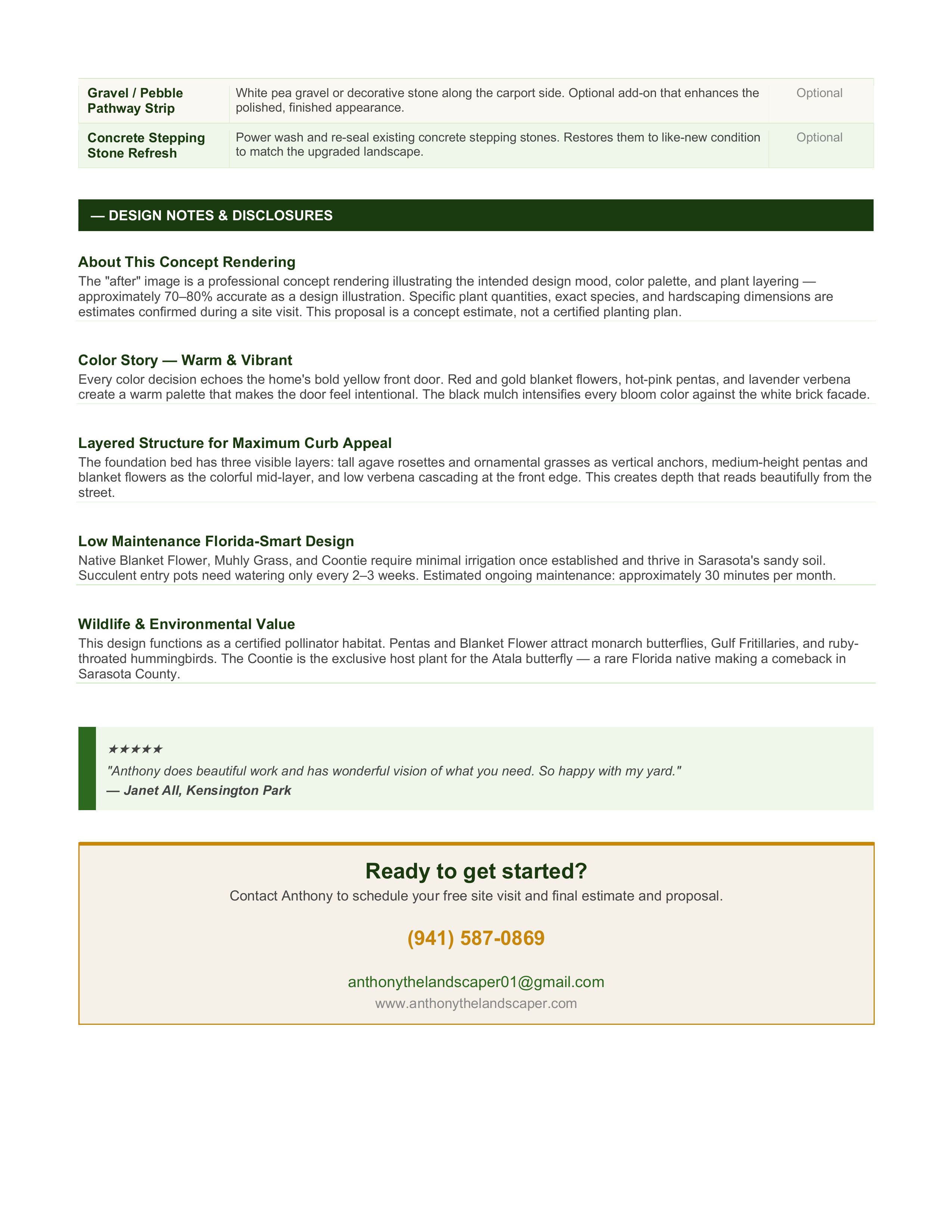 Sample proposal page 3